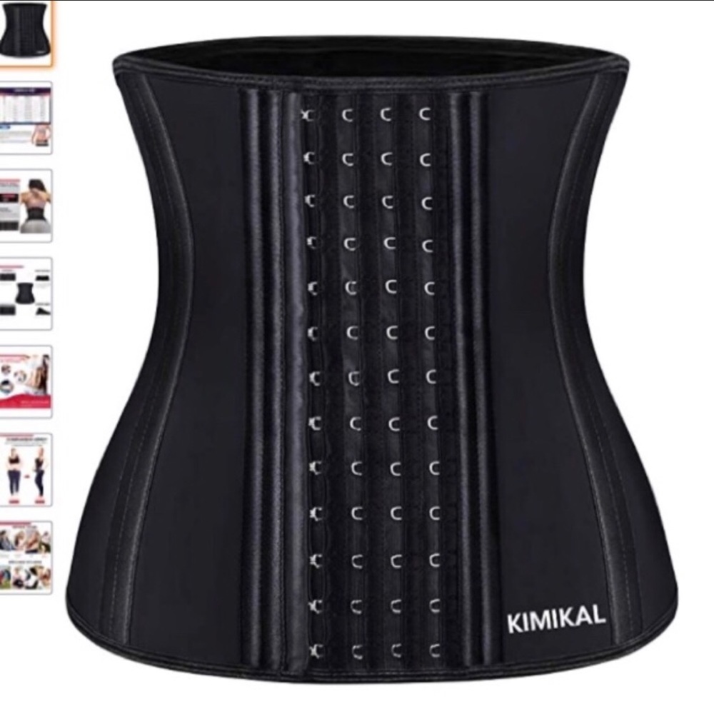 Kimikal Waist Trainer Black Size 3XL